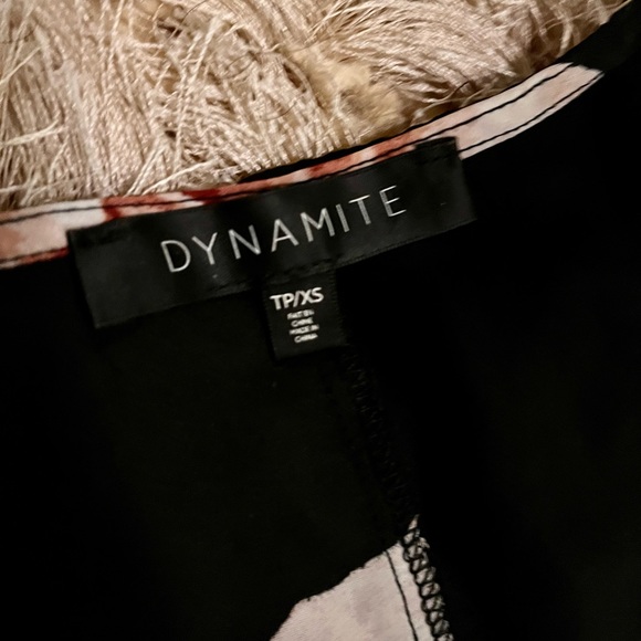 Dynamite Floral Wrap Dress - Picture 5 of 6